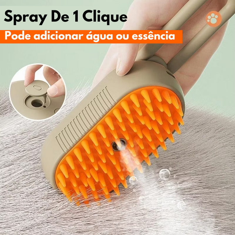 Escova de Vapor Steam : Tecnologia e Conforto para o Cuidado do Seu Pet