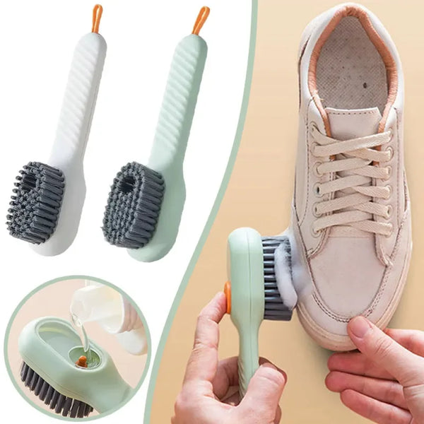 Escova de limpeza multifuncional para sapatos